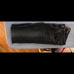 Dark skinny leg jeans